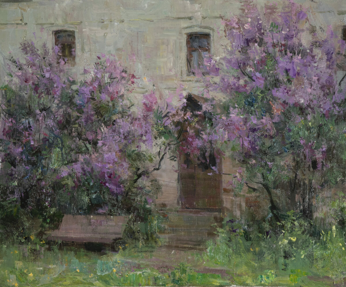 Valaam. Lilac bush