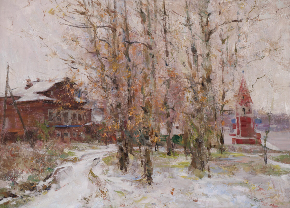 Tutaev. First snow