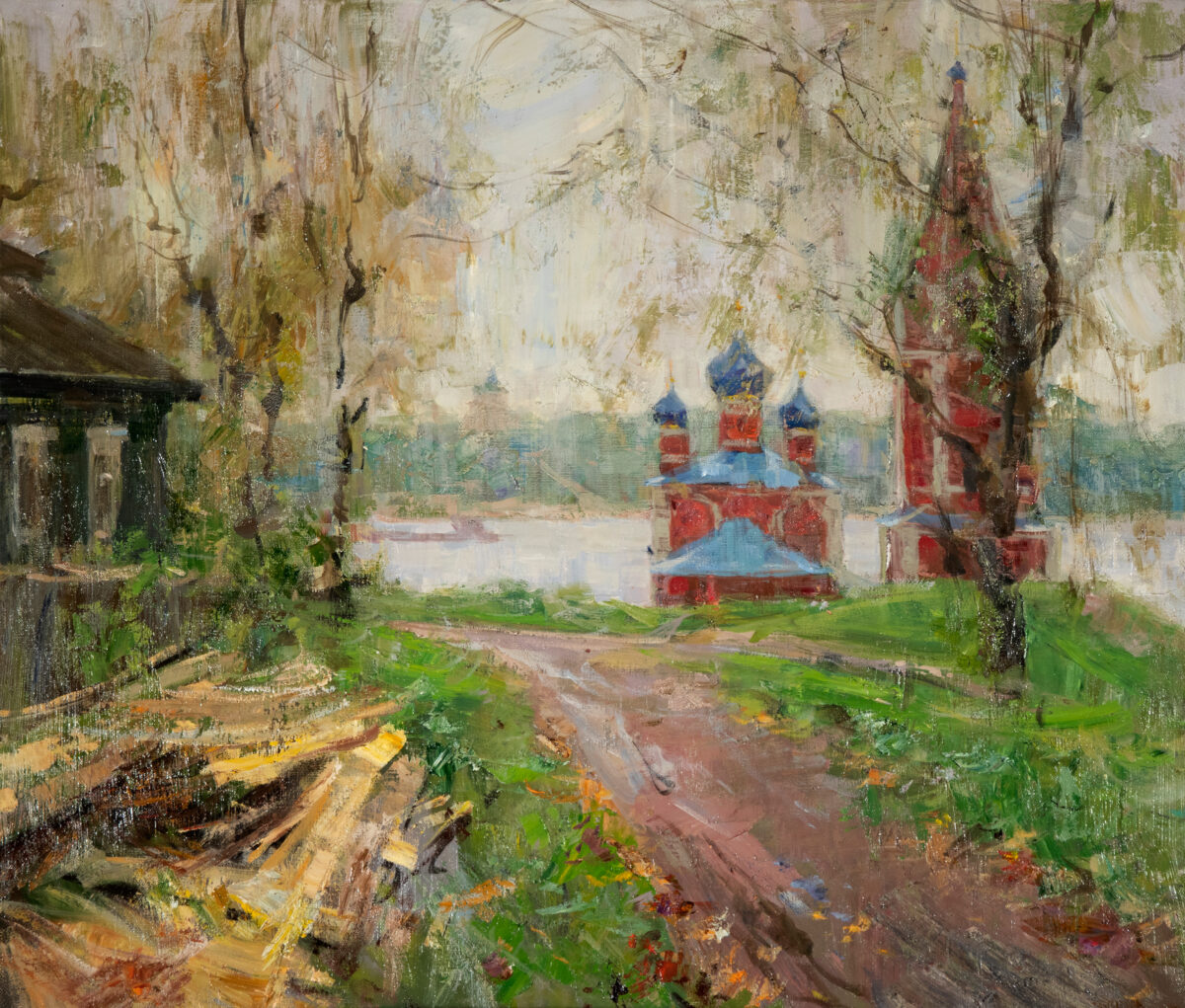 Tutaev. Rainy day