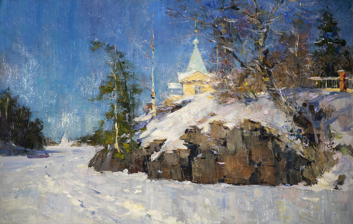 Покровская часовня.Март