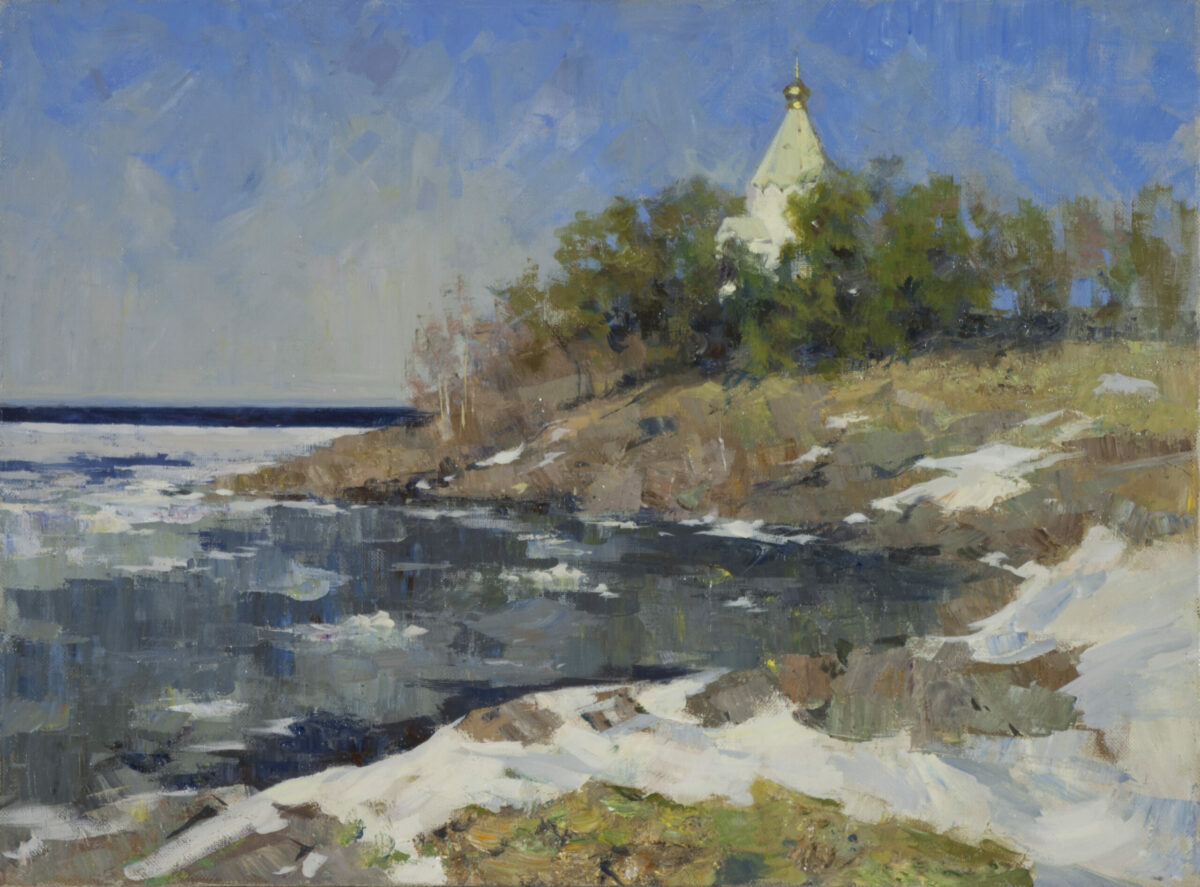 Nikolsky skete. Spring